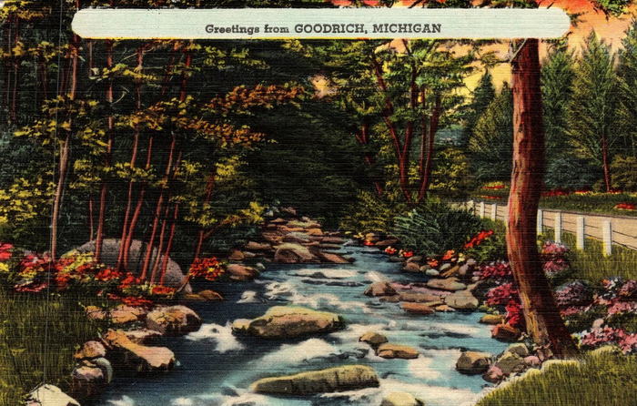 Goodrich - Old Postcard (newer photo)